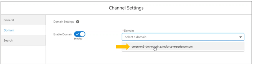 Pardot Email Builder Channel Settings