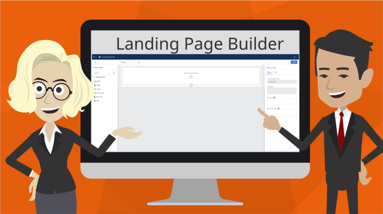 Account Engagement Landing Page Builder