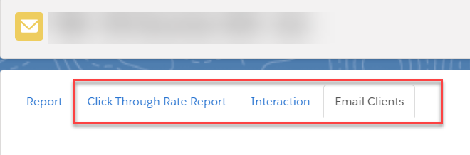 Account Engagement Advanced Email Analytics tabs